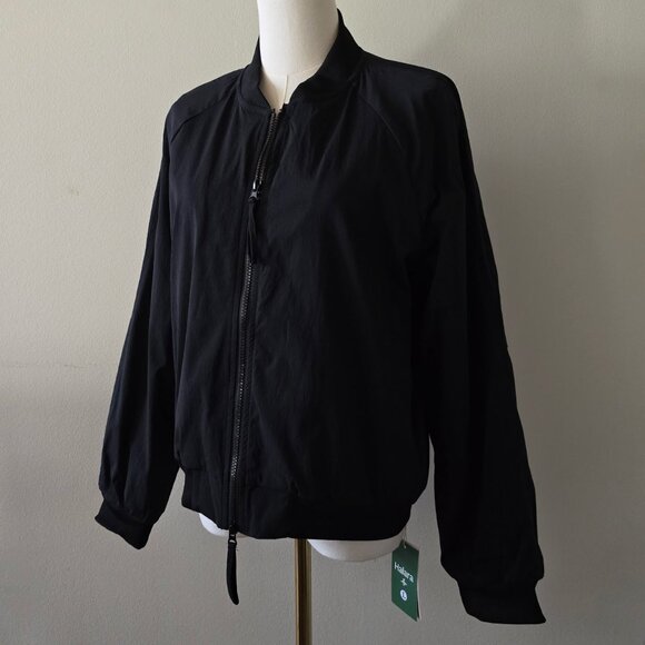 NWT Halara Black Performance Bomber Jacket - Picture 8 of 13